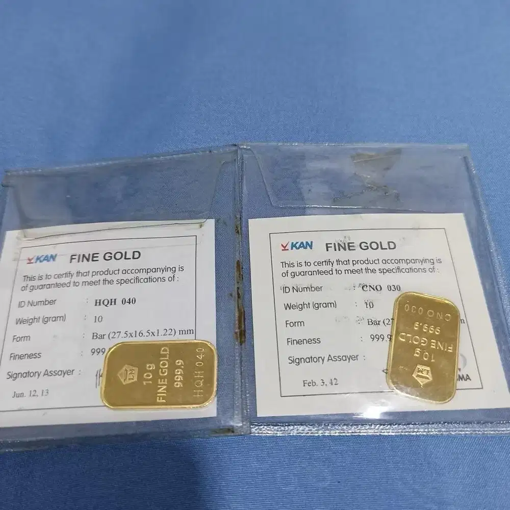 LM Antam Retro 10 gram 2012 dan 2013