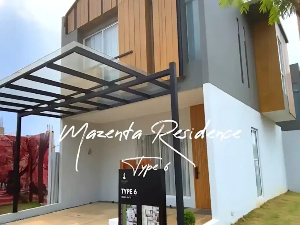 Cluster Bintaro Mazenta Residence Siap Huni Dekat Stasiun dan Tol Jorr KPR Ready