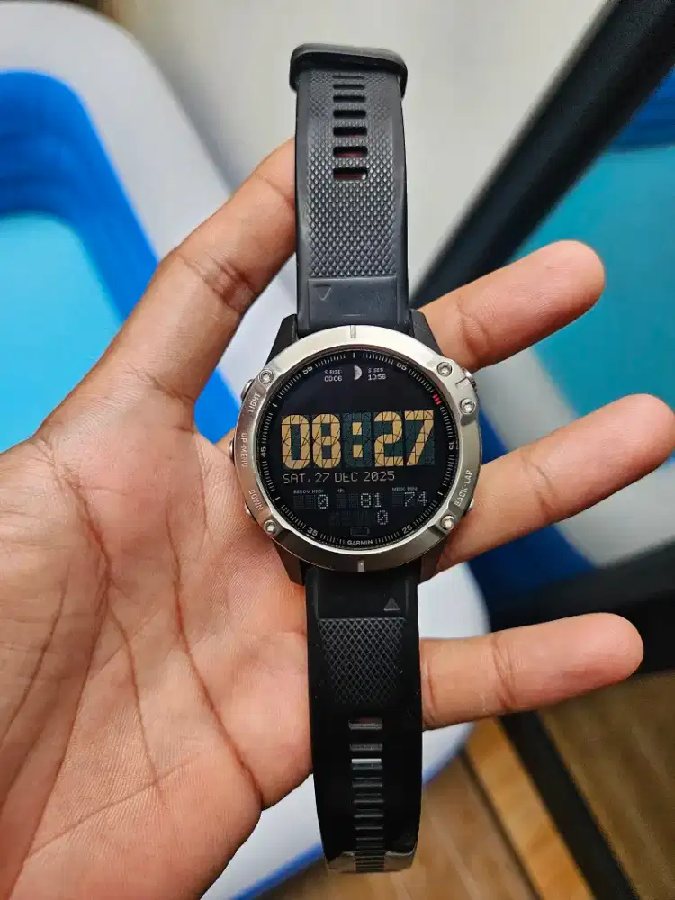 Garmin fenix 6 silver fulset murah