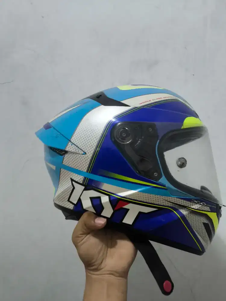 Helm Fullface KYT TT Course & KYT Vandetta × GSX
