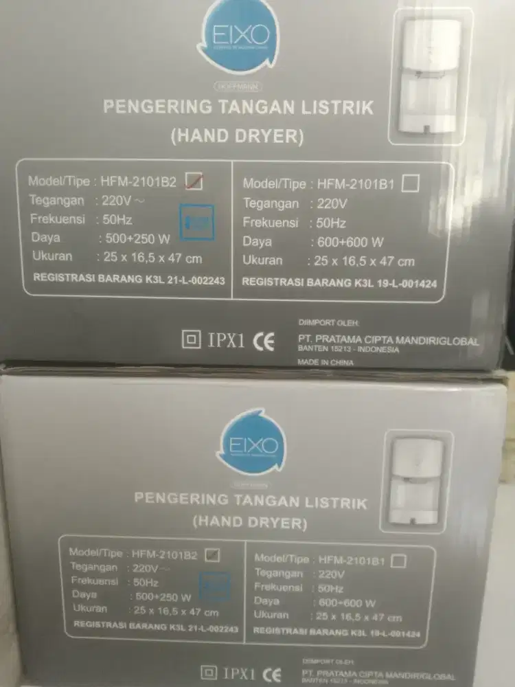 EIXO PENGERING TANGAN LISTRIK (HAND DRYER) UKURAN JUMBO MASIH BARU