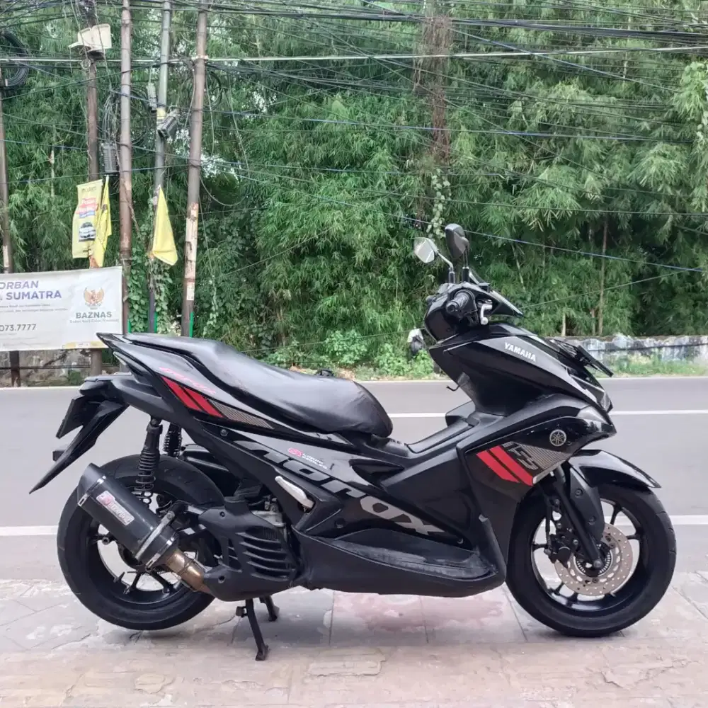 Yamaha Aerox Non ABS 2017 lengkap Bagus Mesin Aluss