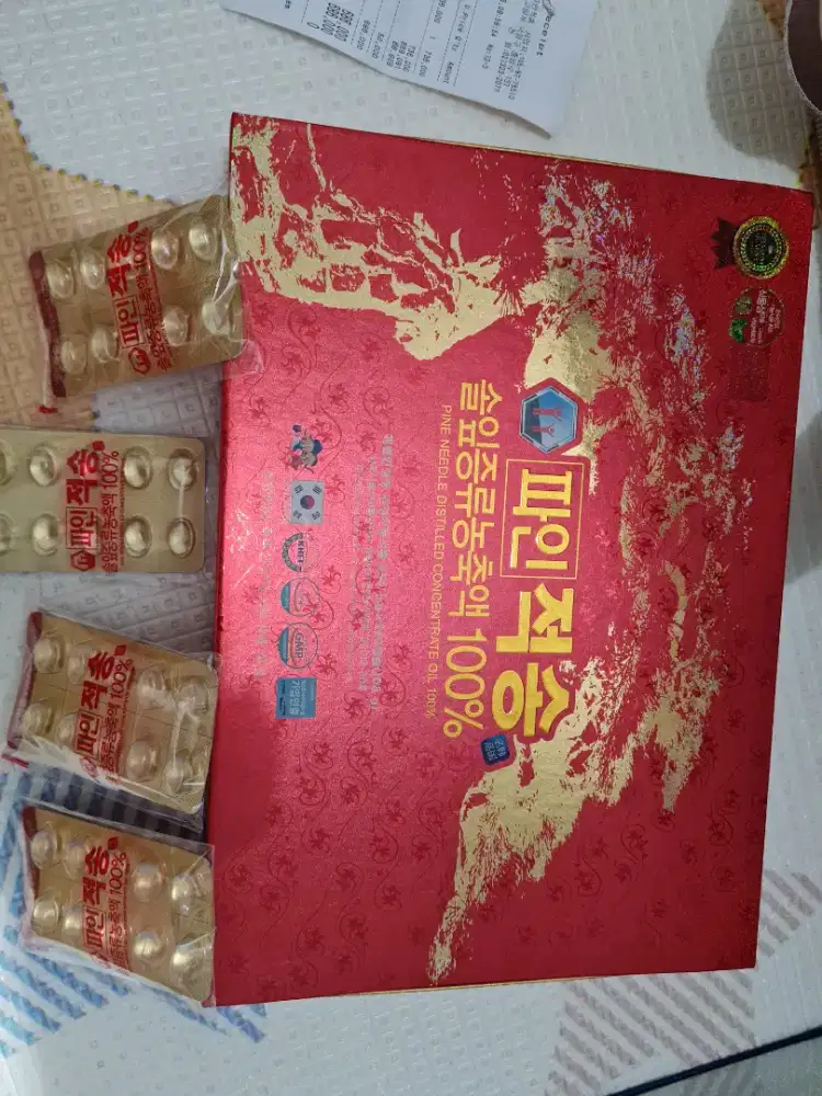 Red Pine Asli Korea Hand Carry