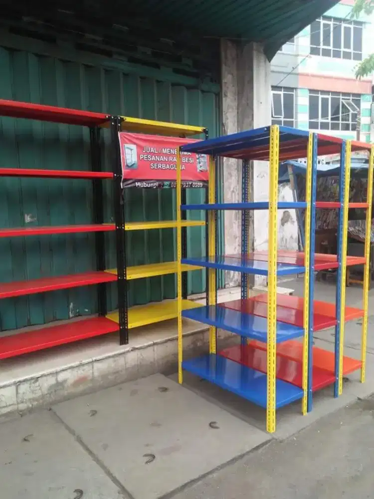 Rak besi rak gudang tak susun