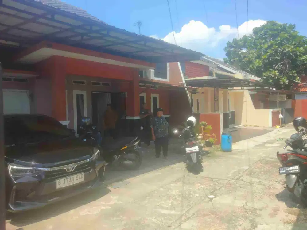 Jual Rumah cluster di jl intan Tanah baru beji Depok luas 90