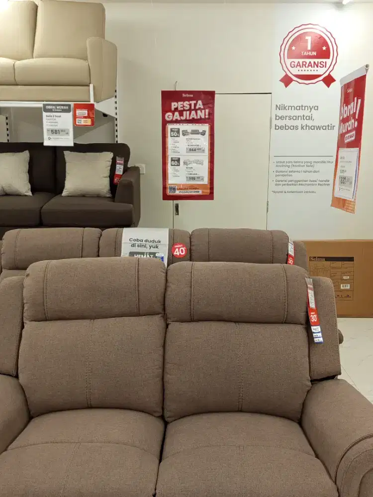 PROMO PESTA GAJIAN SOFA,SOFABED,SOFA RECLINER