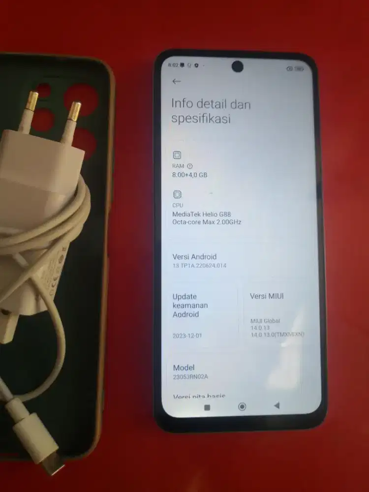 Xiaomi redmi 12 ram 8 internal 256gb