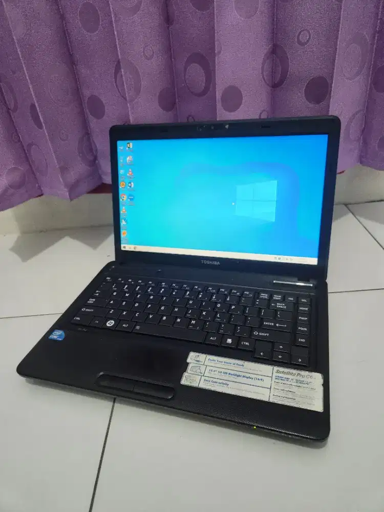 Laptop toshiba satellite pro c640 intel core i3 siap pakai