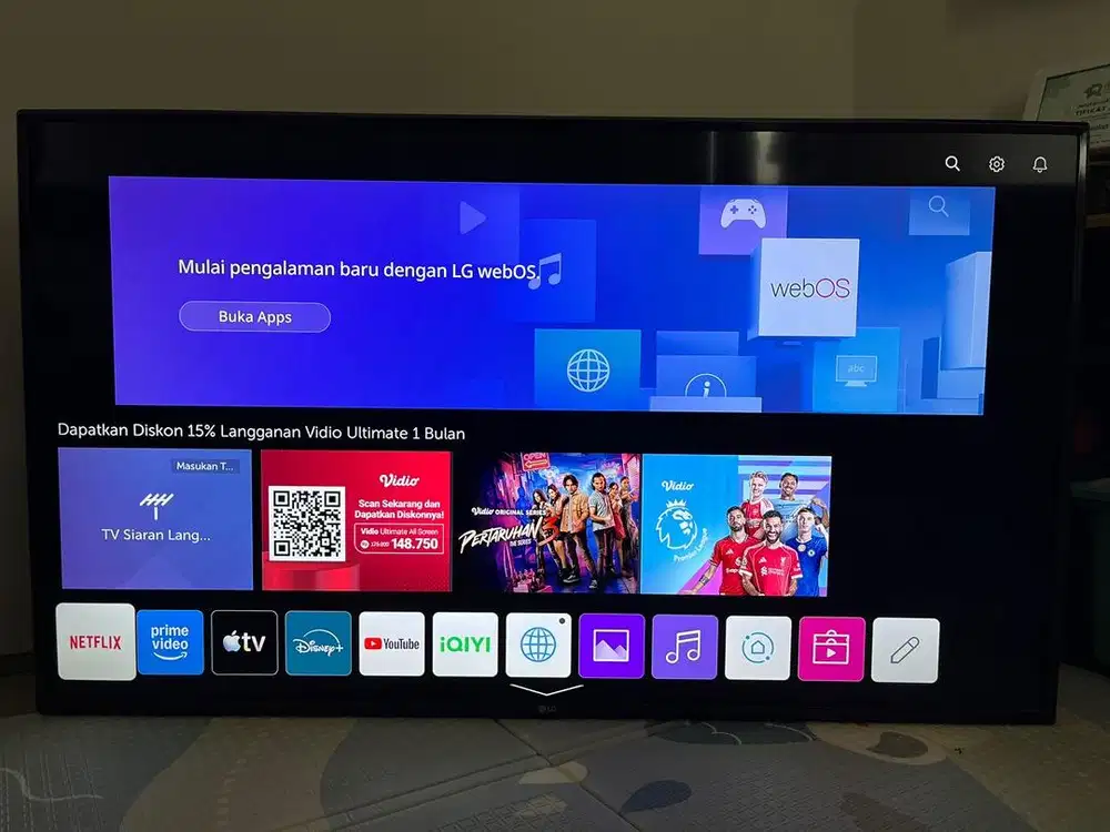 LG TV WebOS 50 Inch 4K 50UM7600PTA 2019 Bekas