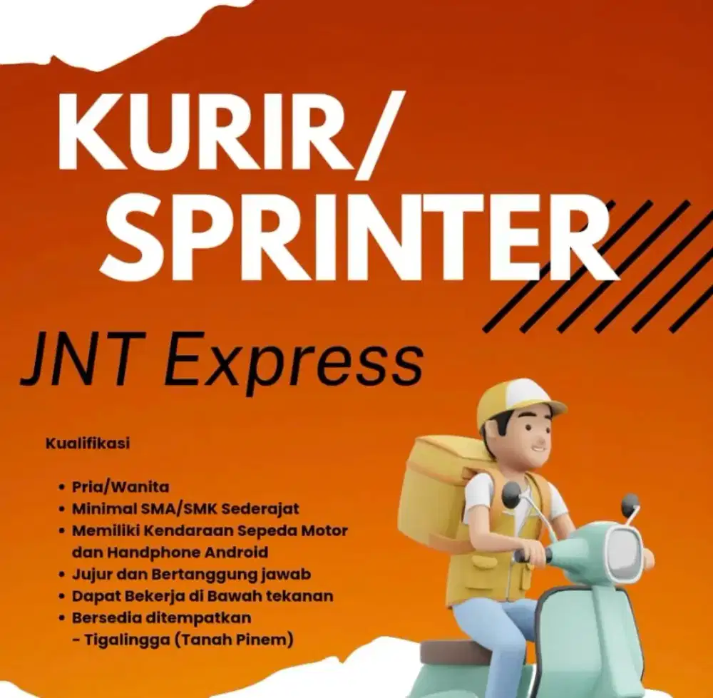 Dibutuhkan Kurir