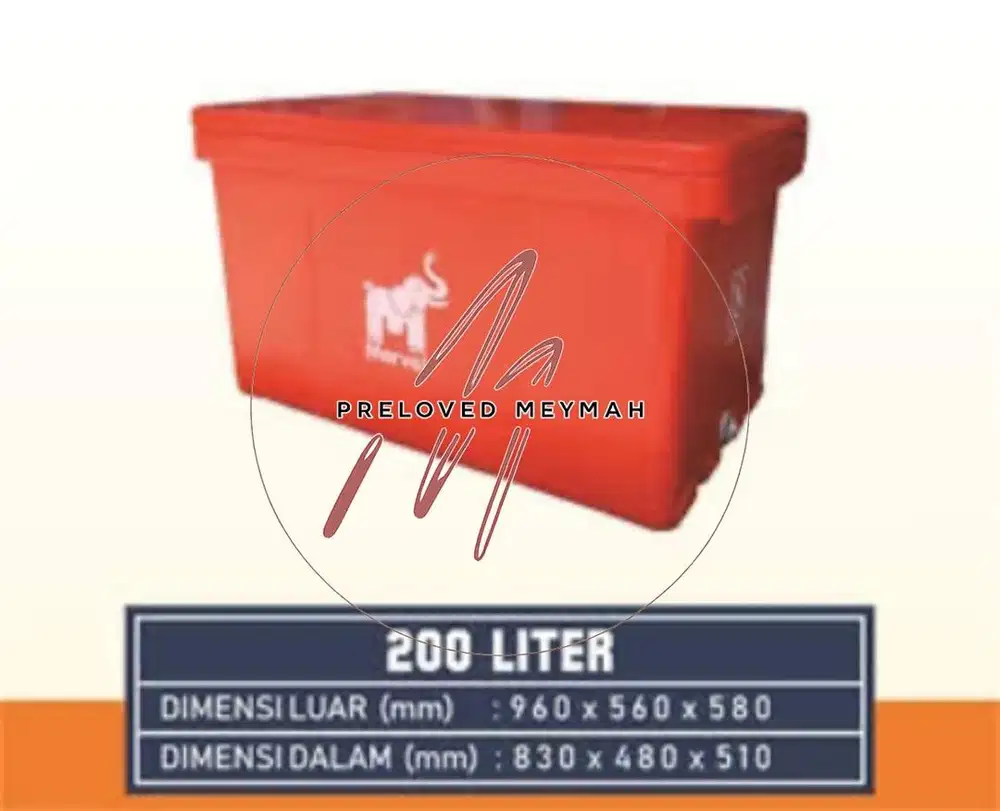 (Second) COOLER BOX MARVEL 200 LITER