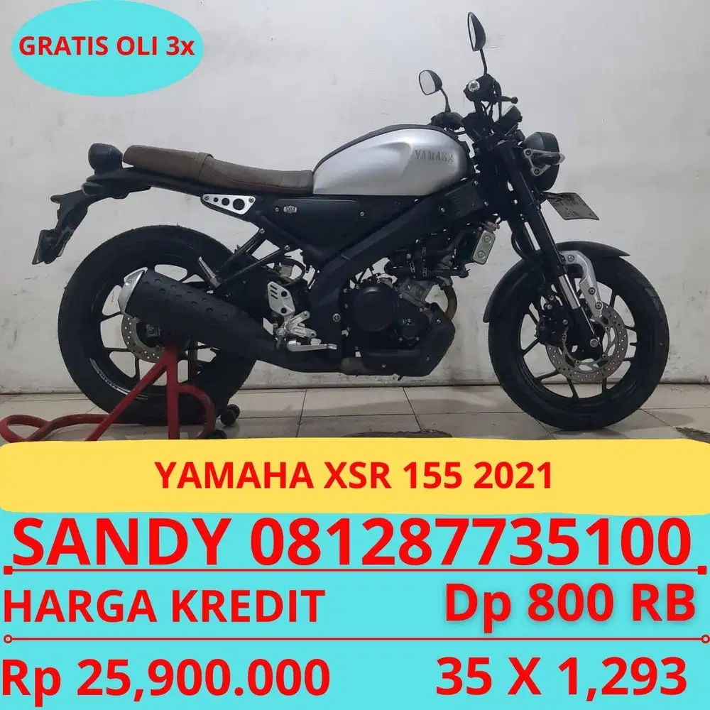 YAMAHA XSR 155 2021 DP HANYA 800 RIBU GUYSS