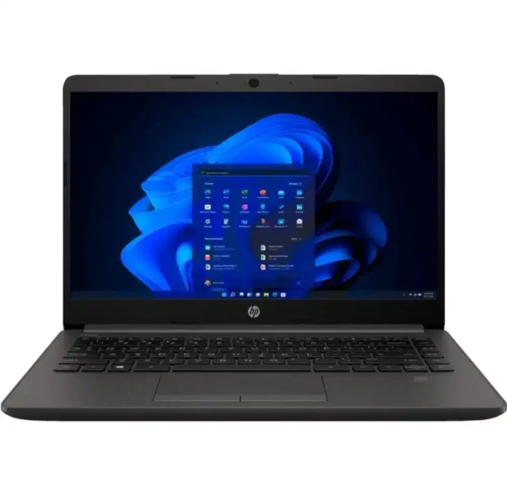 Laptop HP 240R G9,warna Black(i3/8GB DDR4/256GB Win11,14 FHD Free Bag