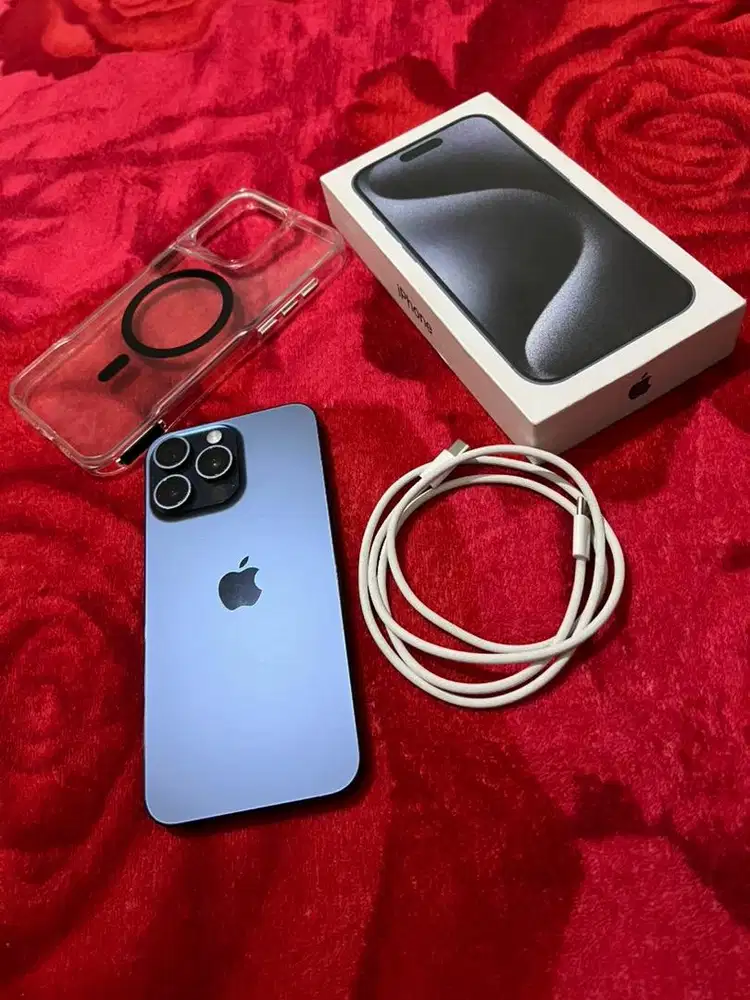 iPhone 15 PROMAX 256gb Fullset Inter Minus
