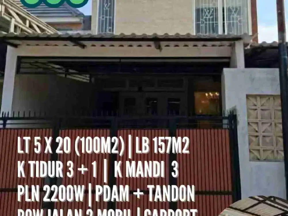 Dijual Rumah Baru Gress di Baruk Utara, Dekat Raya MEER
