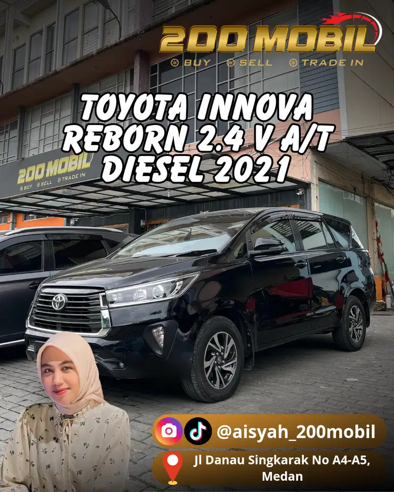 Toyota Innova Reborn 2.4 V A/T Diesel 2021