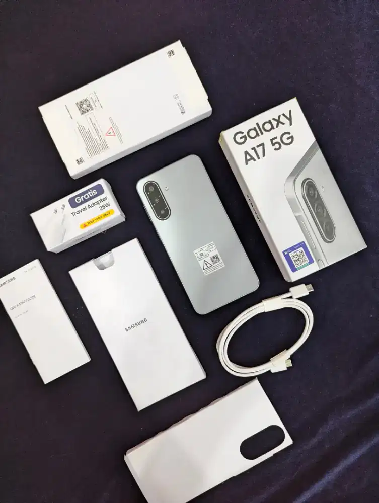 Samsung A17 5G 8/256 Fulset Mulus Like New Garansi Panjang