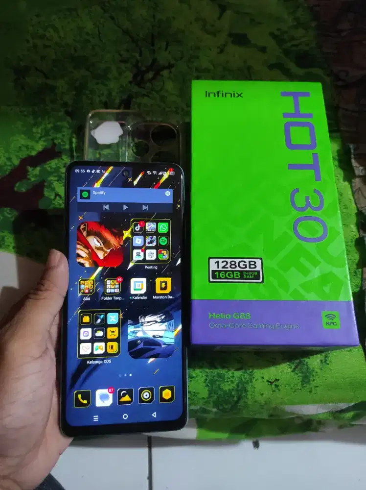 Infinix Hot 30 Ram 8+8/128 Fullset Mulus No Minus
