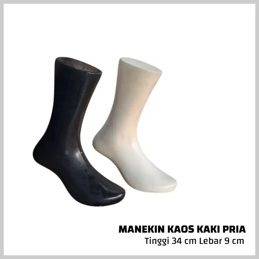 Manekin Kaos Kaki Cowok Pria ( set )