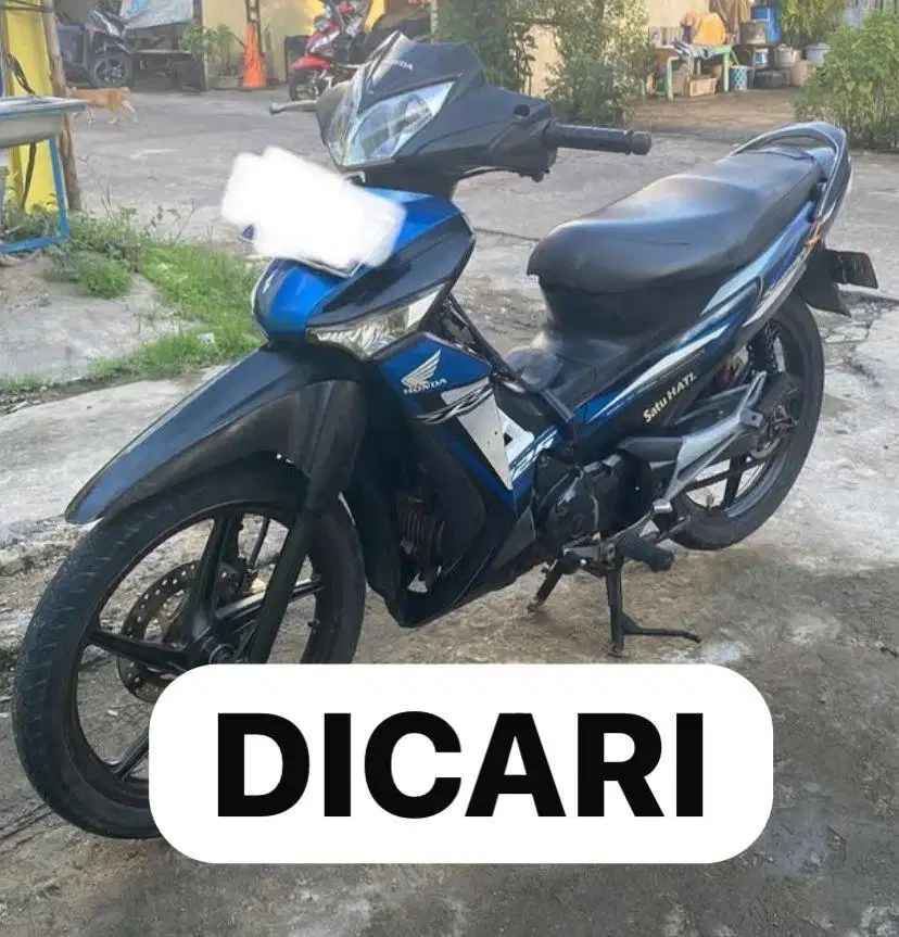 Di Cari Supra X 125 Double Disk DD Tahun 2012 Ke Atas Supra X 2014