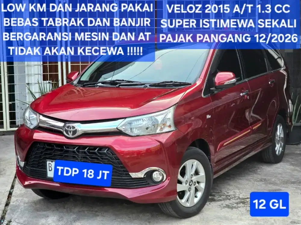 Toyota Veloz Grand 1.3 cc Avanza 2015 AT Automatic kaya 2016