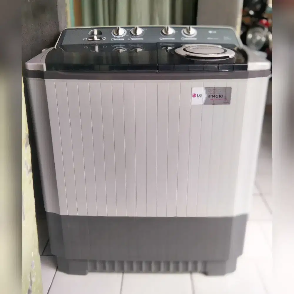 Mesin Cuci LG 2 Tabung Normal Fungsi No Kendala 14 KG Gress Istimewa