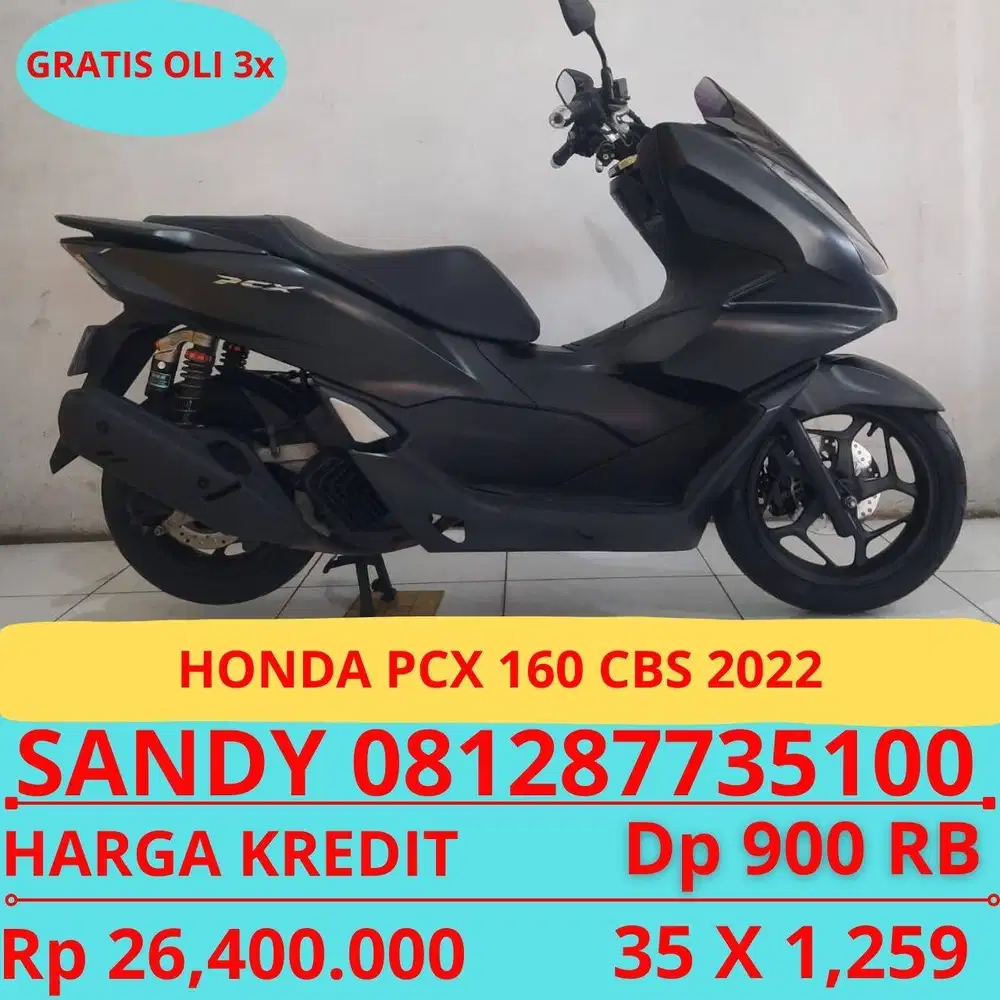 HONDA PCX 160 CBS 2022 DP HANYA 900 RIBU GUYSS