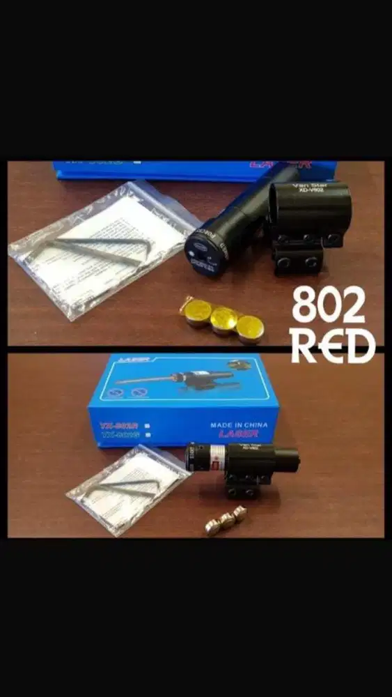 Laser senapan scope merah mumer