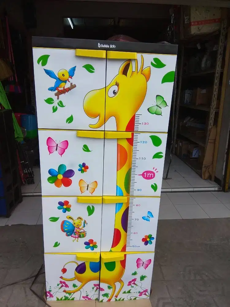 lemari plaSTIK BUBBLE susun 4
