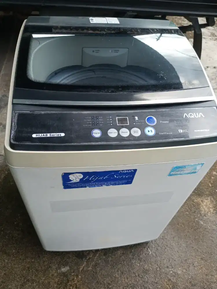 Mesin cuci AQUA 1 tabung 9,9 kg ori normal siap antar