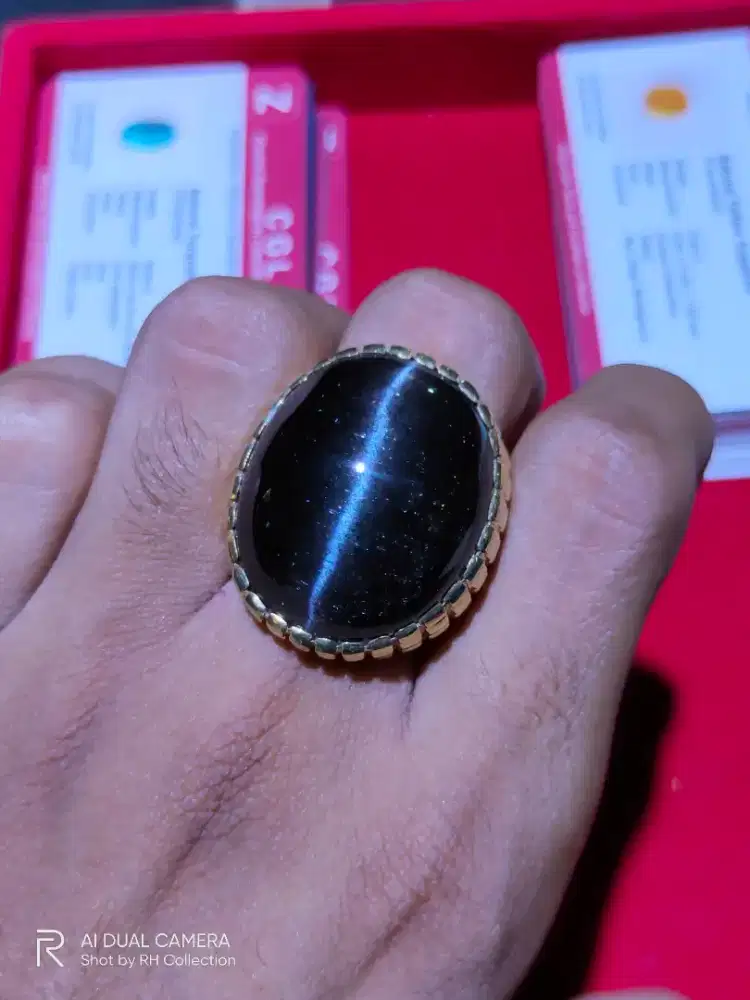 Natural Scapolite Cat Eye Big Size Kwalitas Top Banget