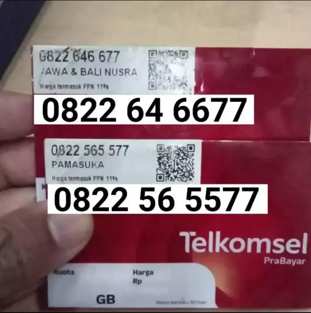 Nomer cantik Telkomsel 10 Digit