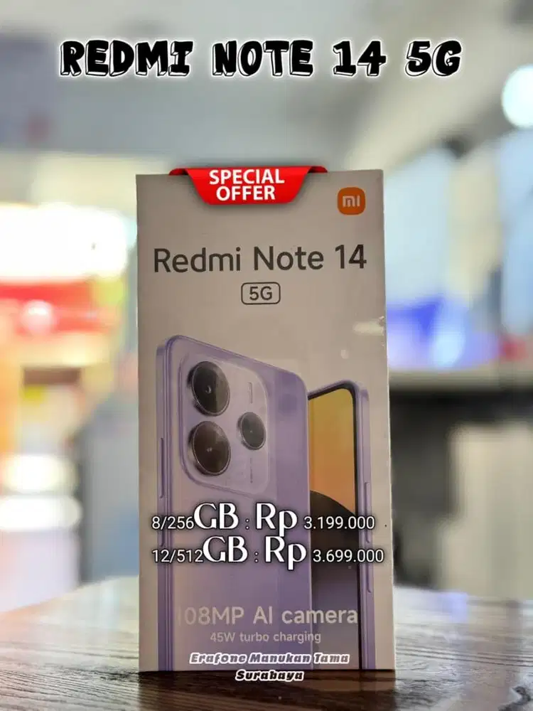 Redmi note14 5G 8/256GB Bisa tukar tambah