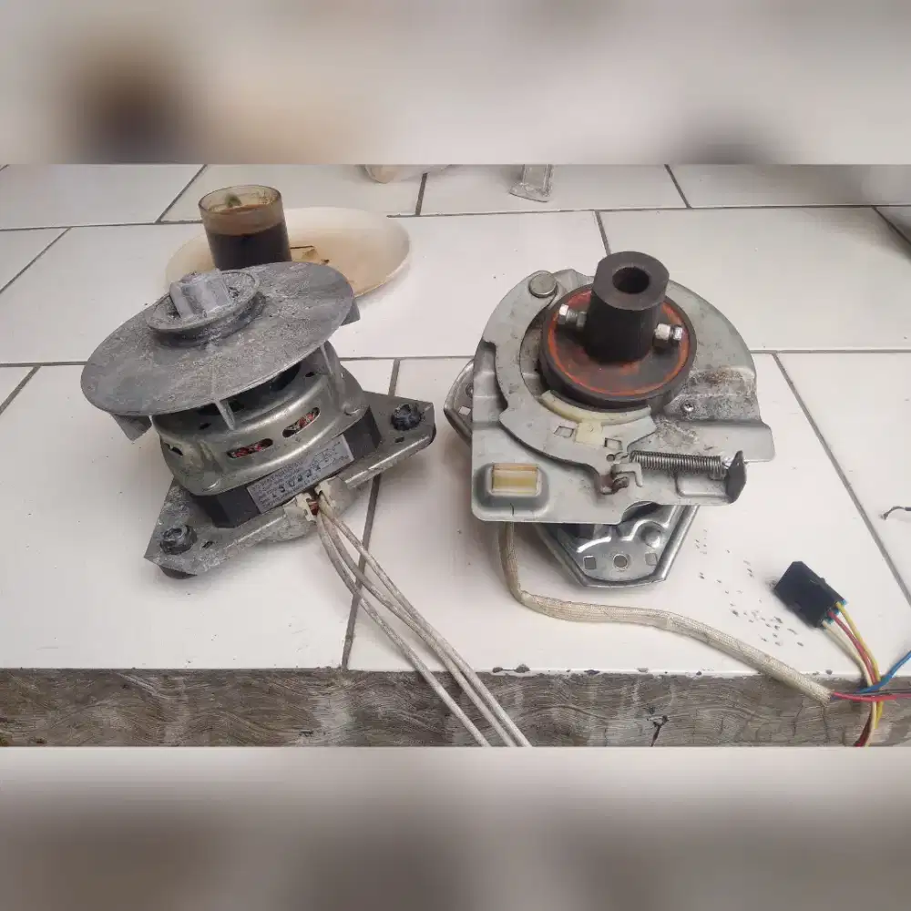 1 Set Dinamo Copotan Normal Orisinil Mesin Cuci Ukuran 14Kg Siap Pakai