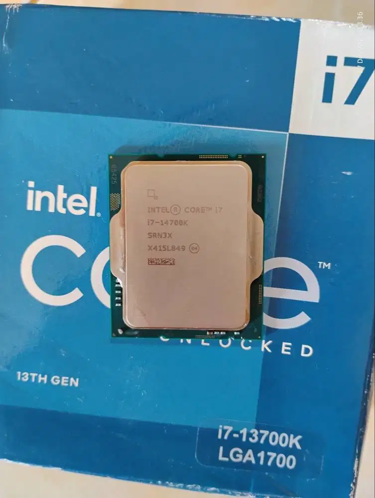 Intel Core i7 14700K Tray 2.5GHz - 5.6GHz 8+12C 28T 33M Cache 125W