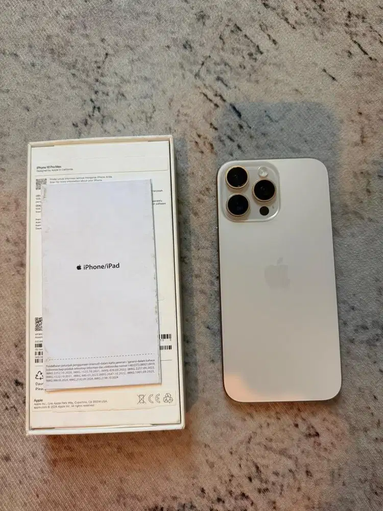 Iphone 16 pm dissert titanium 256gb