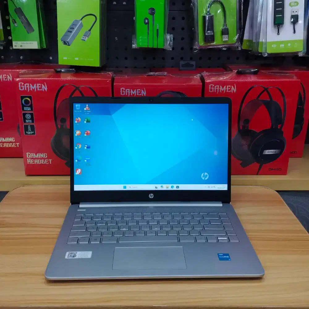 HP 14s Terbaru! Core i3 Gen 12 - RAM 8GB - Slim Ringan & Baterai Awet