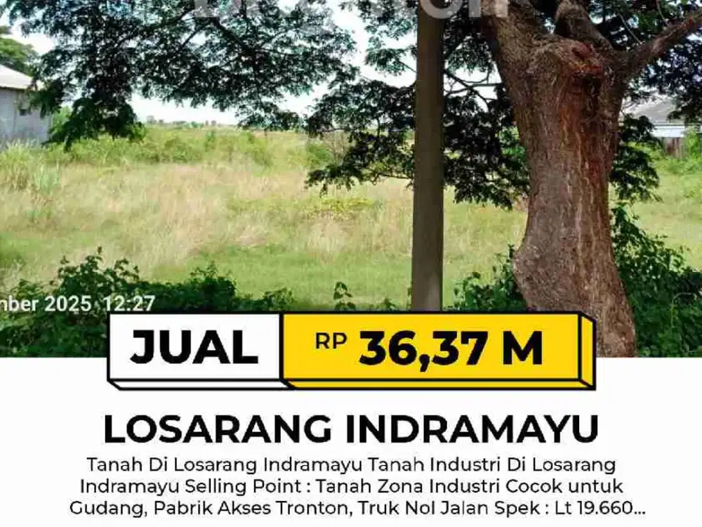 Tanah Industri Losarang Indramayu