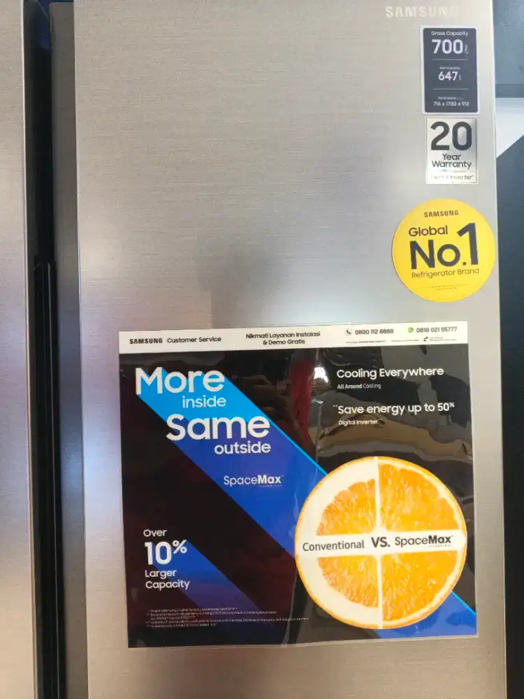 Kulkas SE reff sxs 700 liter merk samsung