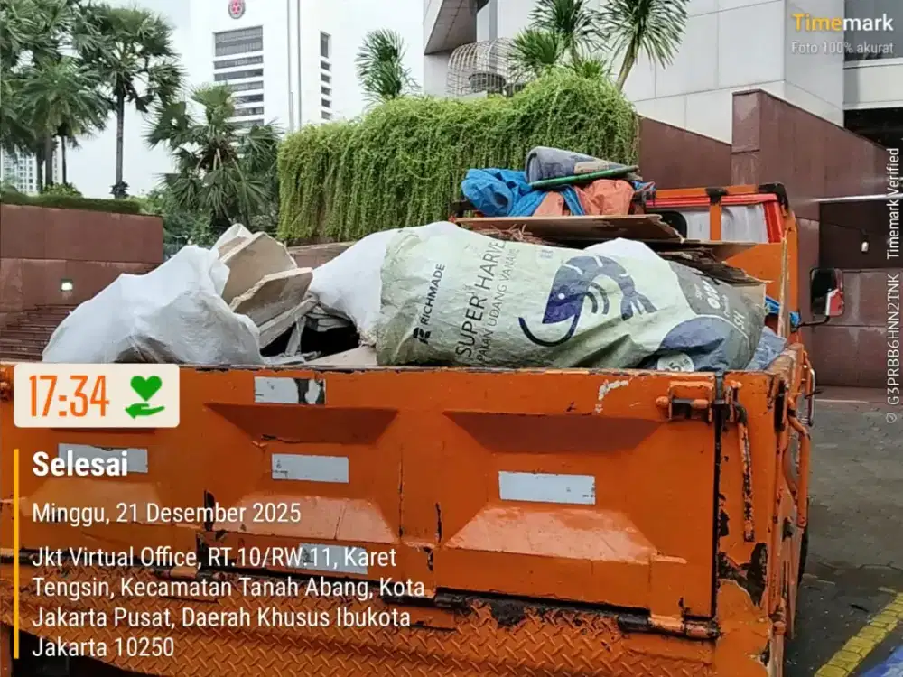 Jasa buang puing proyek