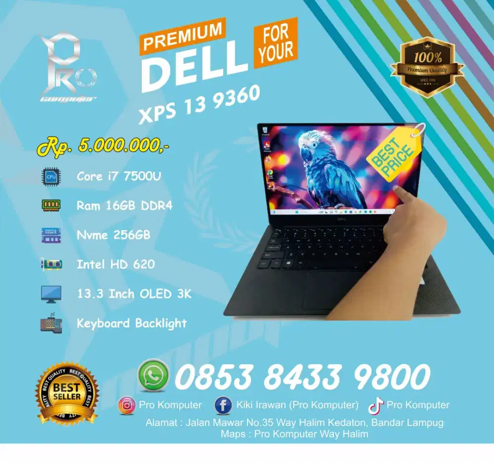 DELL XPS 13 9360 Touchscreen Prokomputer