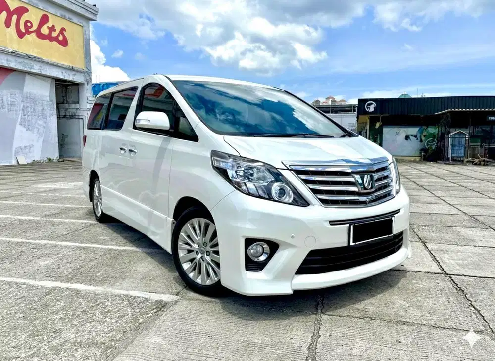 [KM 6.000]TOYOTA ALPHARD 2.4 SC PREMIUM SOUND AT PUTIH 2013 ANTIK