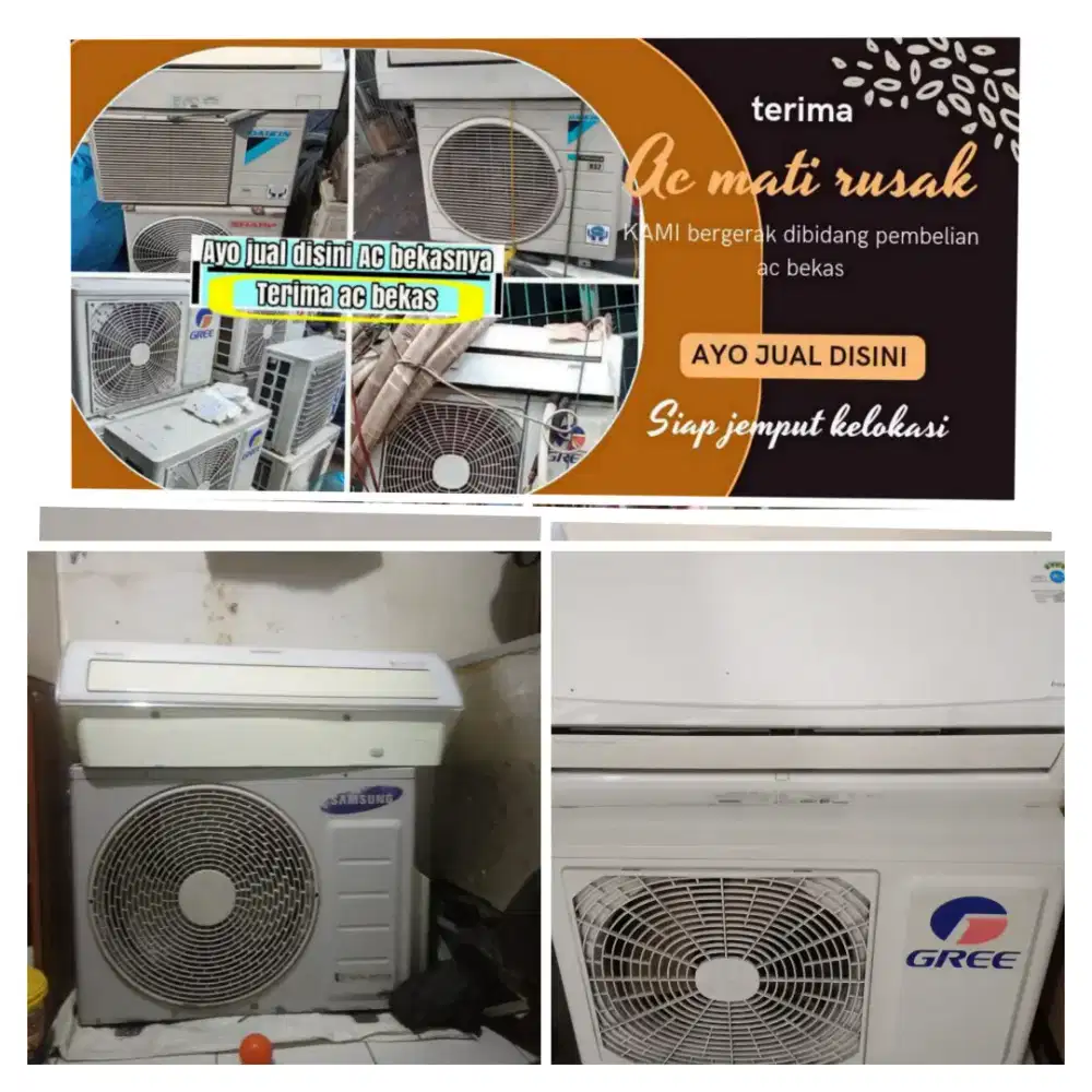 Terima ac bekas rusak