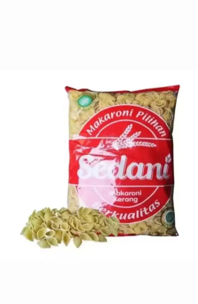 Makaroni Pipa mentah SEDANI 1 kg  -  3 bungkus - Baru