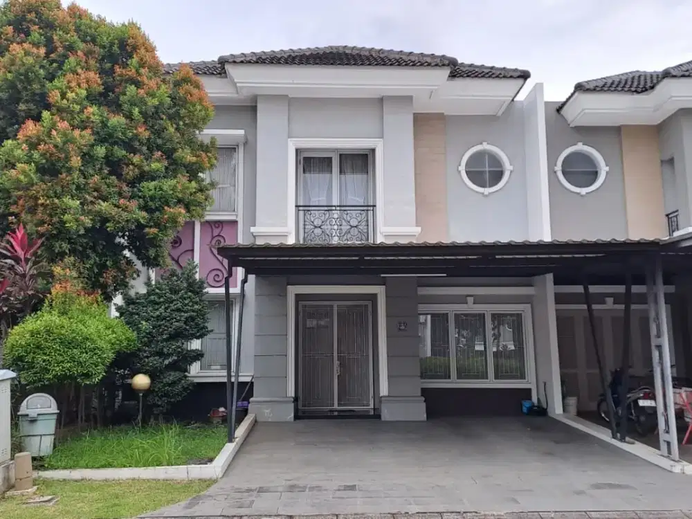 DIJUAL SERIUS ... Rumah Cluster LAVENDER 3 @Paramount Serpong, kondisi FURNISHED, rapih & sudah renov, lokasi dekat ke mini club