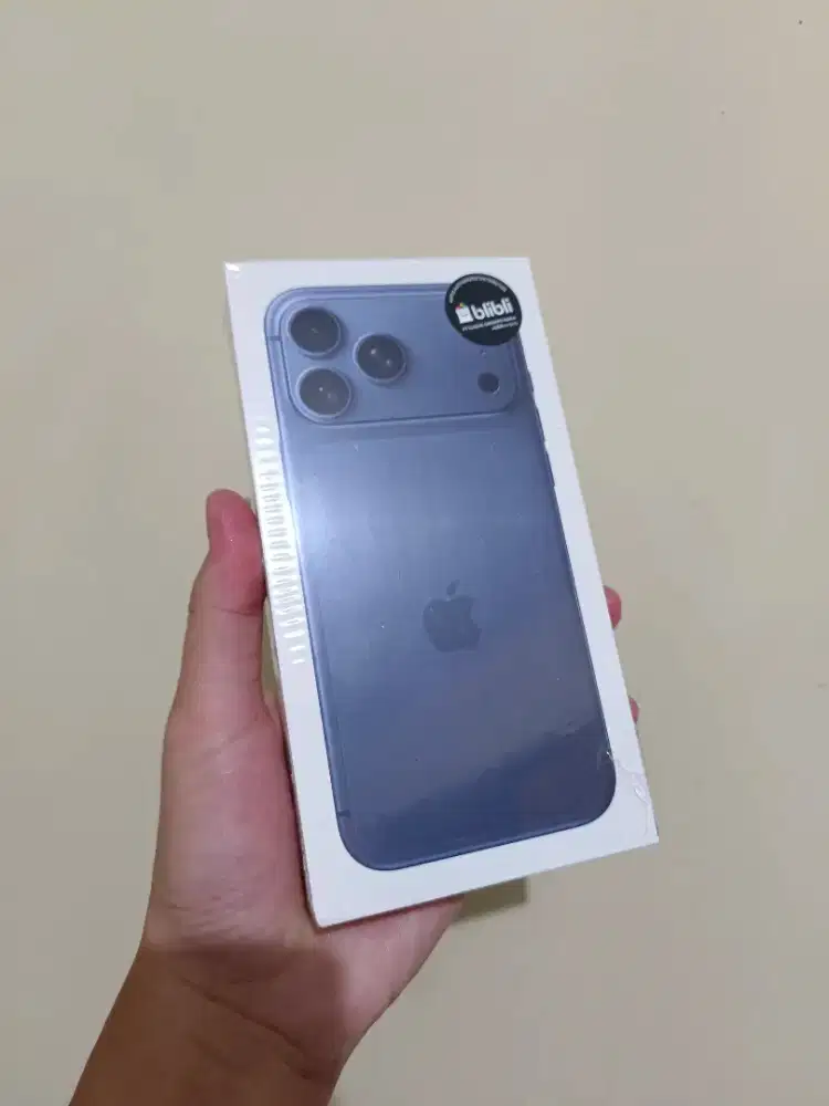 iPhone 17 pro max 256 deep blue baru segel garansi resmi