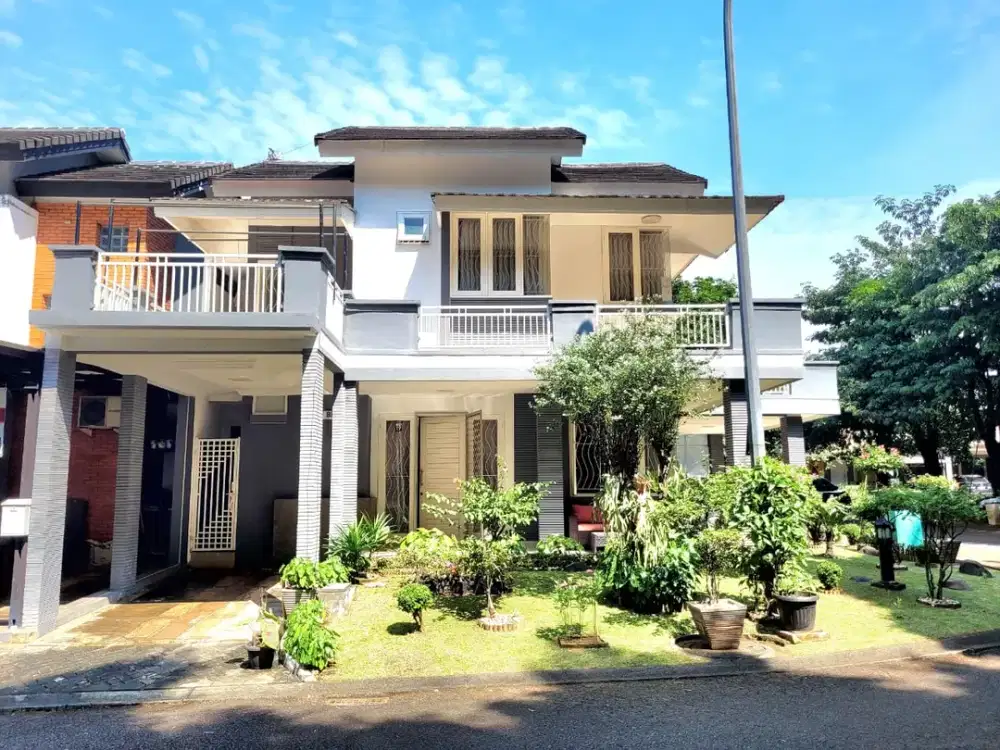 rumah cantik posisi hook di bsd - pr 15438