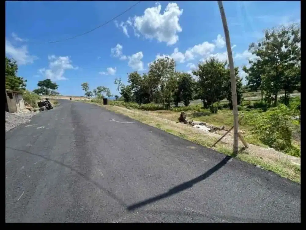Tanah kosong dengan ocean view di Pantai Bingin pecatu