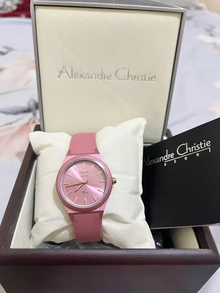 Jam tangan Alexandre Christie AC 2A07 - Pink