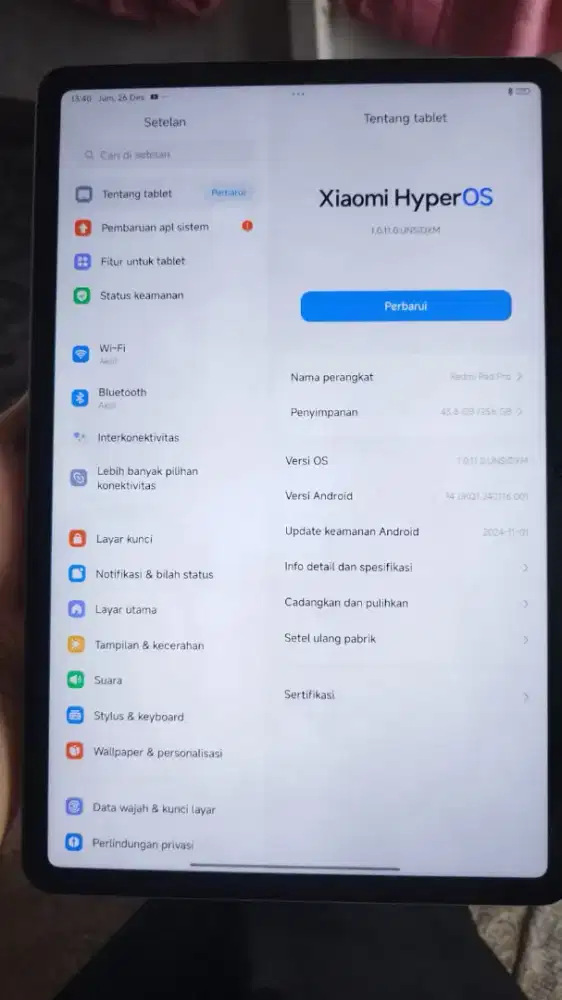 Xiaomi Pad Pro (bekas)